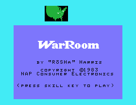 War Room Title Screen